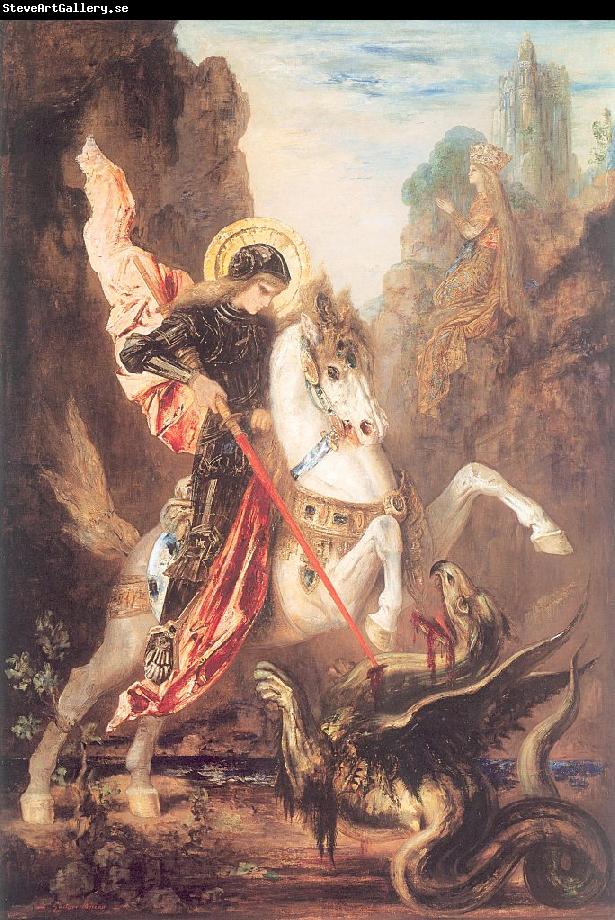 Gustave Moreau Saint George and the Dragon